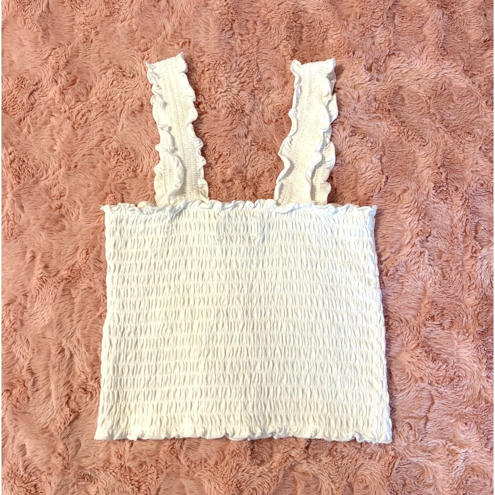 white hollister tube top with straps - Picture 3 of 3